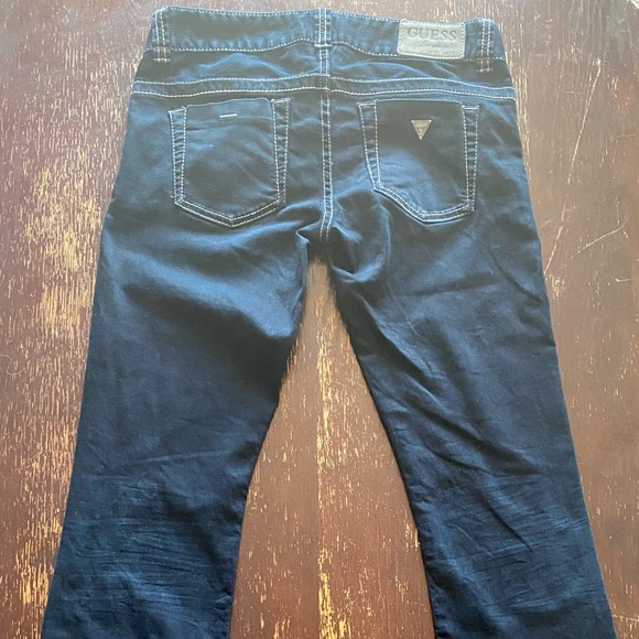 GUESS Size 27 Daredevil Boot Cut Dark Wash Denim Jeans - Picture 2 of 3